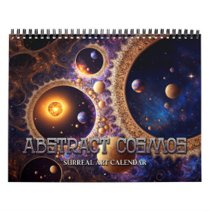 2025 Abstrakt Cosmos Surreal Space Art Calendar Kalender