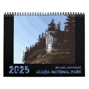 2025 AKADIA NATIONAL PARK CALENDAR KALENDER