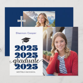 2025 Ankündigung von Christlich Blue Abschluss Fot