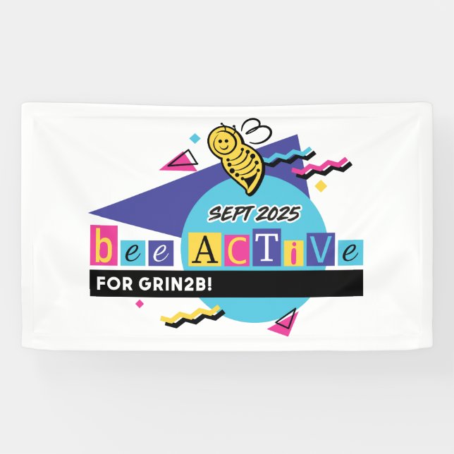 2025 Bee Active for GRIN2B banner (Horizontal)