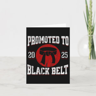 2025 Black Belt Errungenschaft Tang Soo Do Karate Karte