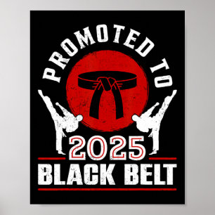 2025 Black Belt Errungenschaft Tang Soo Do Karate Poster