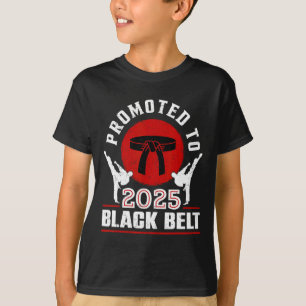 2025 Black Belt Errungenschaft Tang Soo Do Karate T-Shirt