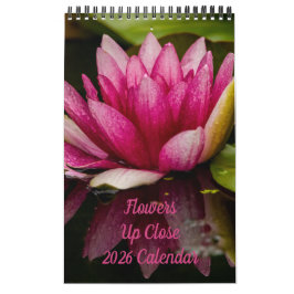 2025 Blume Naher 1-Seiten-Wall-Kalender Kalender