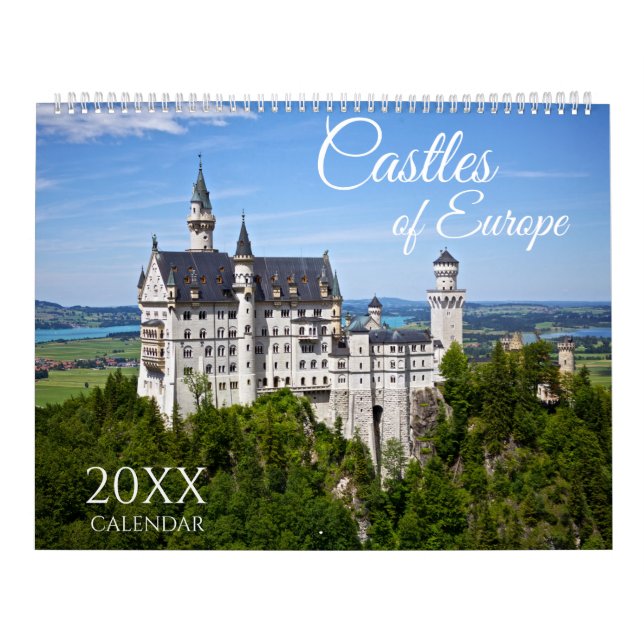 2025 Burgen von Europa Mauer Kalender (Titelbild)