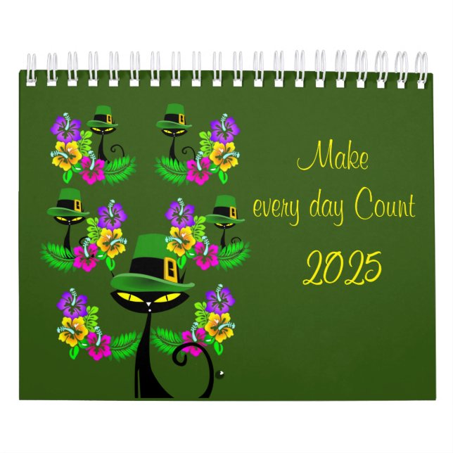 2025 Calendar Cat Kitten Irish Kalender (Titelbild)