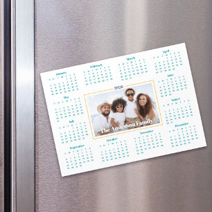 2025 Calendar Custom Foto Family - Zeitschrift beh Magnetkarte