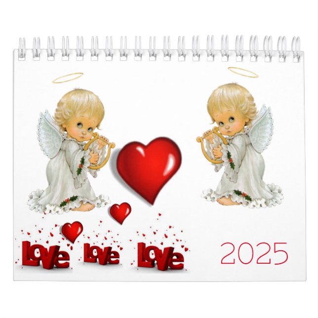 2025 Calendrier Angels Love (Protection)