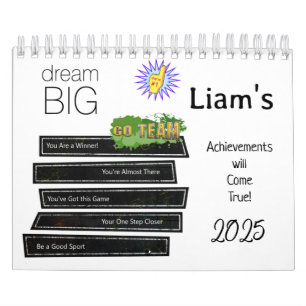 2025 Calendrier Dream Big