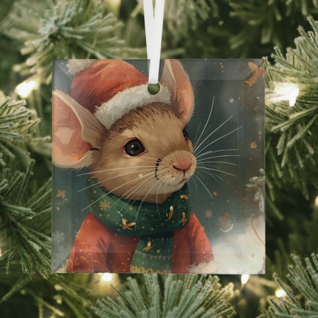 2025 Christmas Mouse Ornament (Insitu)