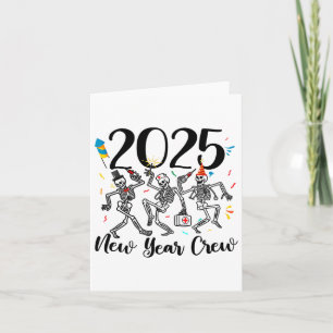 2025 Crew Skeleton Dancing Nurse Life Con Karte