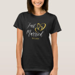 2025 Ehefrau Matching-Engagement-Partei für Ehemän T-Shirt<br><div class="desc">2025 Ehefrau Ehemann Matching Engagement Party Just Married</div>