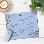 2025 Eleganter französischer Blue Eukalyptus Calen Mousepad<br><div class="desc">2025 Modernes,  elegantes französisches Blue Eukalyptus Greenery Calendar Mouse Pad mit einem einfachen,  minimalistischen Kalender für das ganze Jahr. 🌟 dies gilt nur für 2025. Bitte kontaktieren Sie uns unter cedarandstring@gmail.com ,  wenn Sie Hilfe beim Design oder den passenden Produkten benötigen.</div>