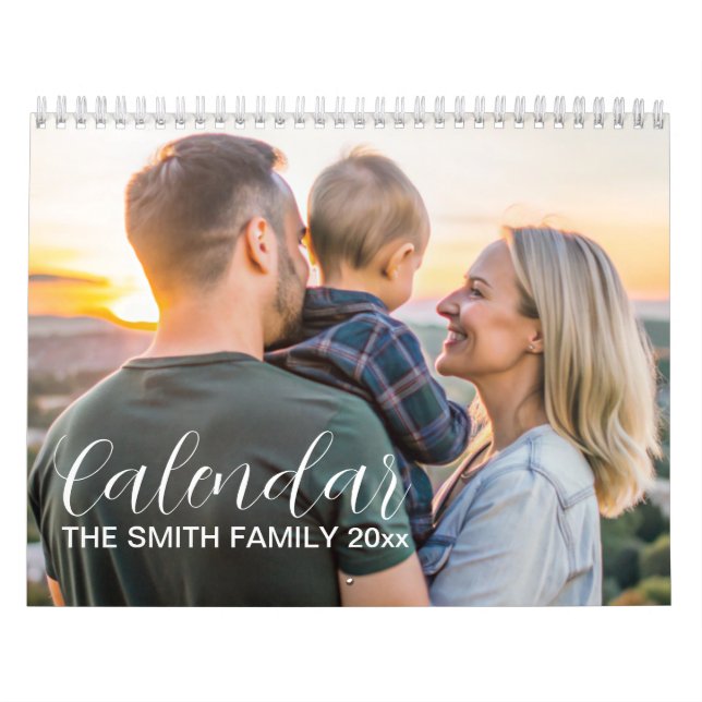 2025 elegantes und modernes Foto Kalender (Titelbild)