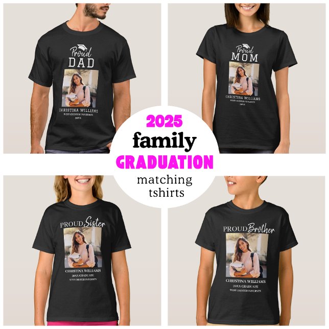 2025-Familie - Vater-Abschluss-Matching T-Shirt (Von Creator hochgeladen)