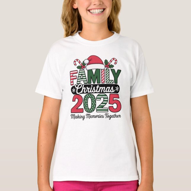 2025 Family Christmas  T-Shirt (Vorderseite)