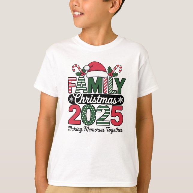 2025 Family Christmas  T-Shirt (Vorderseite)