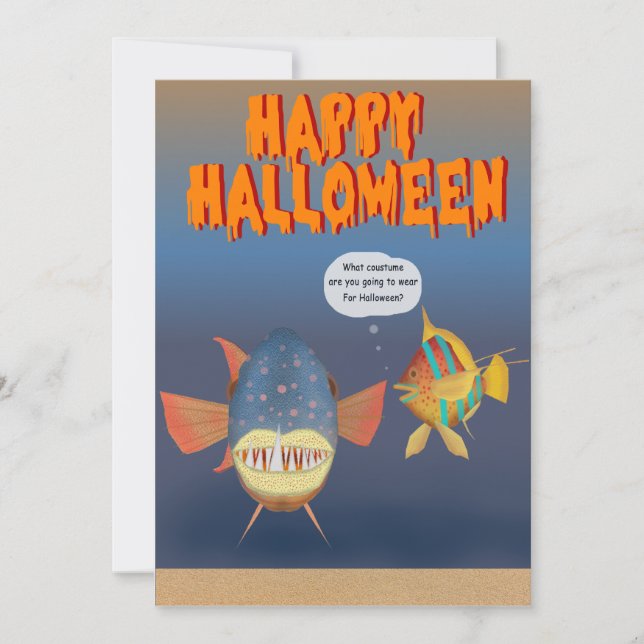 2025 FishFolkArt Halloween Card (Vorderseite)