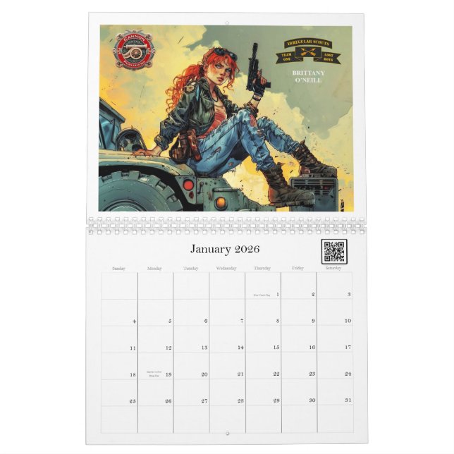 2025 Frauen im Kalender von Cannon (Jan 2026)