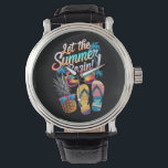 2025 Gelassen Sommerurlaub 2025 Armbanduhr<br><div class="desc">2025 Lass Der Sommer beginnt 2025 Sommerferien Beach Reisen</div>