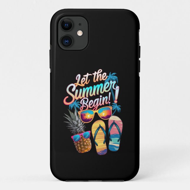 2025 Gelassen Sommerurlaub 2025 Case-Mate iPhone Hülle (Rückseite)