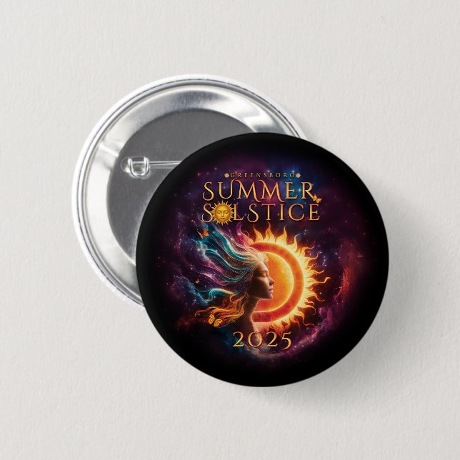 2025 Greensboro Sommerfestival Button (Vorne & Hinten)