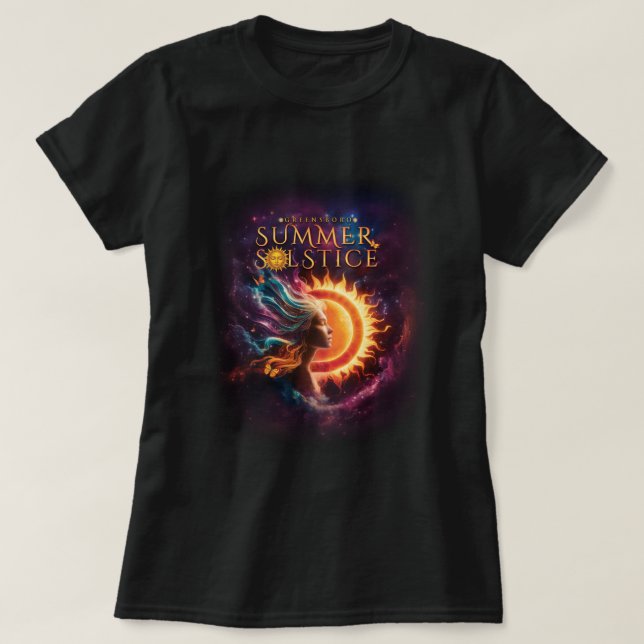 2025 Greensboro Sommerfestival T-Shirt (Design vorne)