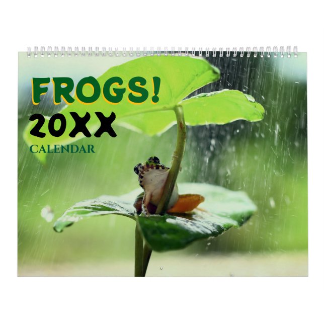 2025 Grenouilles dans le calendrier des murailles  (Protection)