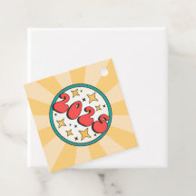 2025 Groovy Retro chubby Text und Sterne