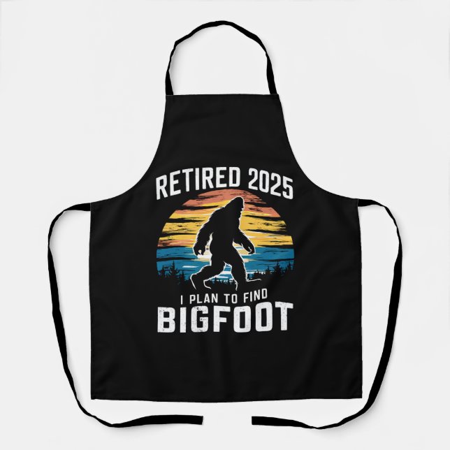 2025 habe ich den Plan, die Pension Bigfoot zu fin Schürze (Vorderseite)
