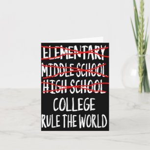 2025 High School Abschluss - Funny High School Gr Karte