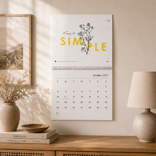 2025 Inspiration und Blumenkalender Kalender