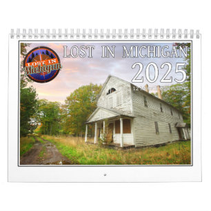 2025 ist im Michigan-Mauerkalender verloren Kalender