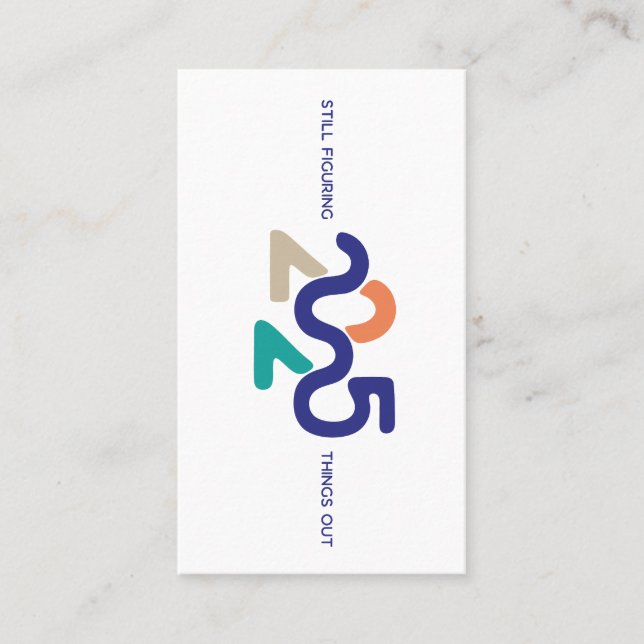 2025 ist noch nicht alles visitenkarte (Vorderseite)