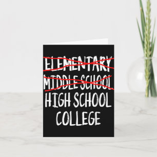 2025 Junior High Abschluss - Funny Middle School Karte