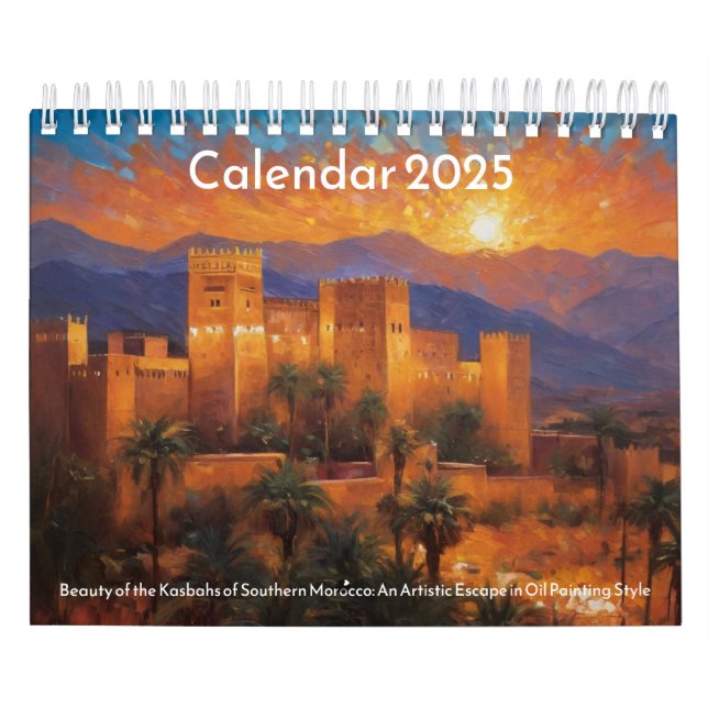 2025 Kalender der Kasbahs von Süd-Marokko (Titelbild)