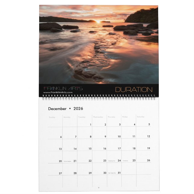 2025 Kalender der Naturlandschaft Fotografie (Dez 2026)