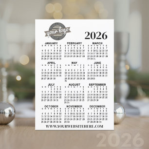 2025 Kalender mit Firmenlogo Einladung