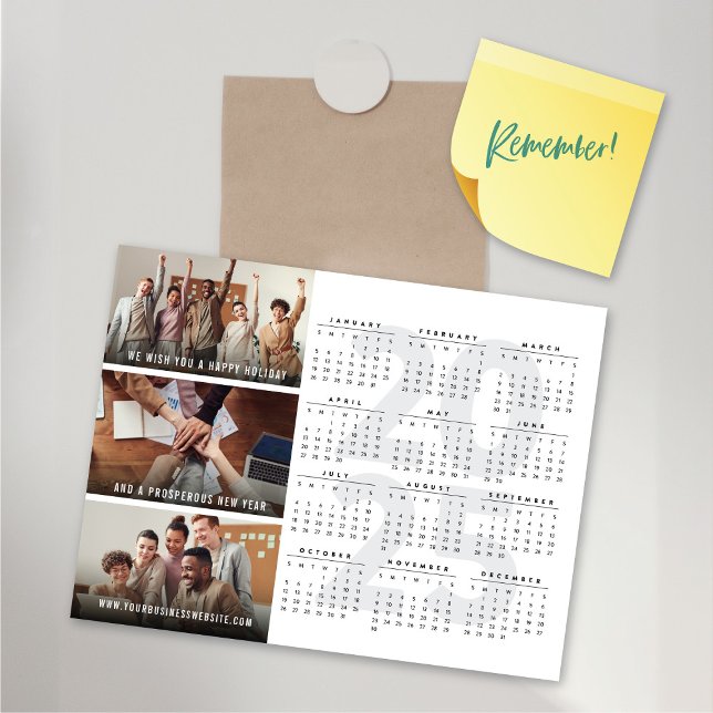 2025 Kalender Urlaub Neujahr Magnetfotokarte Magnetkarte (2025 Calendar Holiday New Year Magnetic Photo Card @ fat_fa_tin)