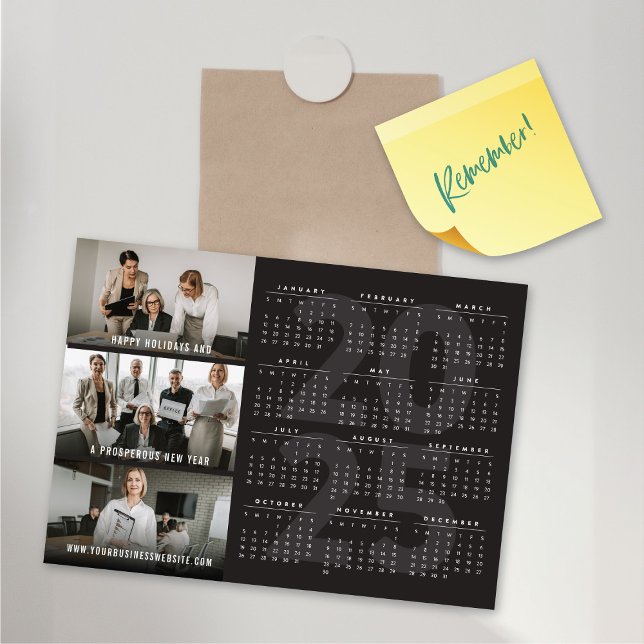 2025 Kalender Urlaub Neujahr Magnetfotokarte Magnetkarte (2025 Calendar Holiday New Year Magnetic Photo Card @ fat_fa_tin)