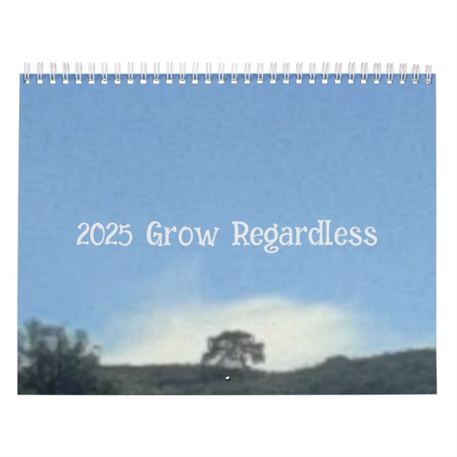2025 Kalender wachsen unabhängig von Design (Titelbild)