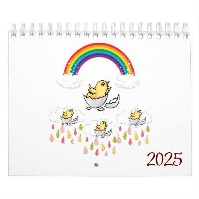2025 Kalenderchicks - Regenbogen Kalender (Titelbild)