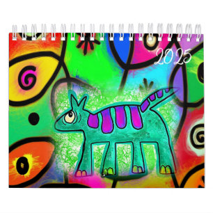 2025 Kalenderkatze Kitten Whimsical Kalender