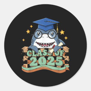 2025 Kids Mens Womens Graduat Runder Aufkleber