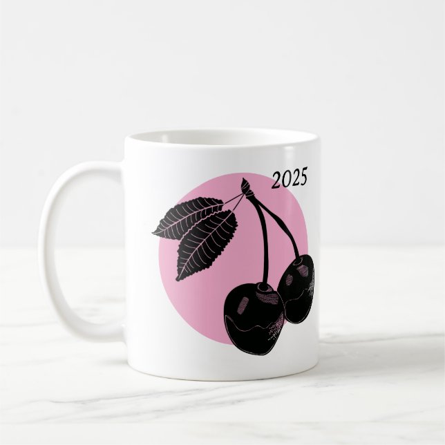 2025 Kirsche Kaffeetasse (Links)