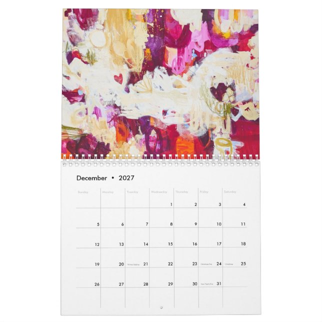 2025 Kunstkalender von Siena Becket Designs Kalender (Dez 2027)