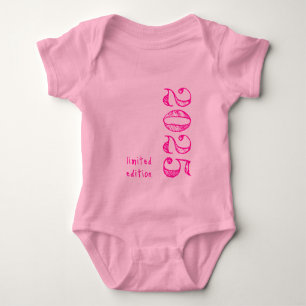 2025 Limitierte Auflage in Hot Pink Baby Strampler