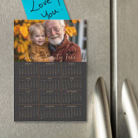 2025 Magnetic Foto Calendar Volljährige Schwarze K