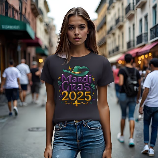 2025 Mardi Gras: New Orleans, New Vibes T-Shirt (Mardi Gras 2025 Women's T-Shirt )