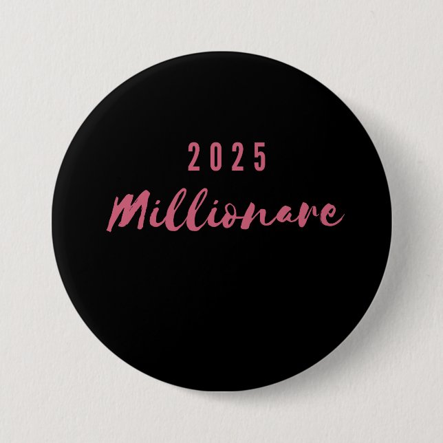 2025 Millionär-Button Button (Vorderseite)